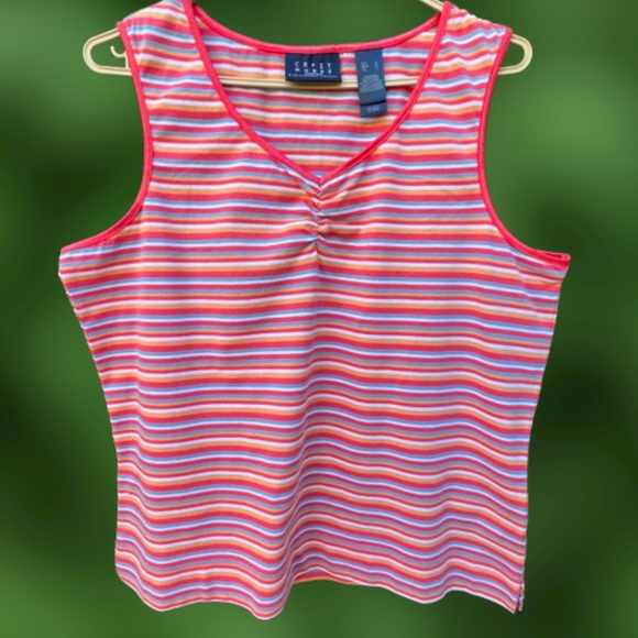 Liz Claiborne Tops - ❣️NWT Crazy Horse Striped Tank Top
